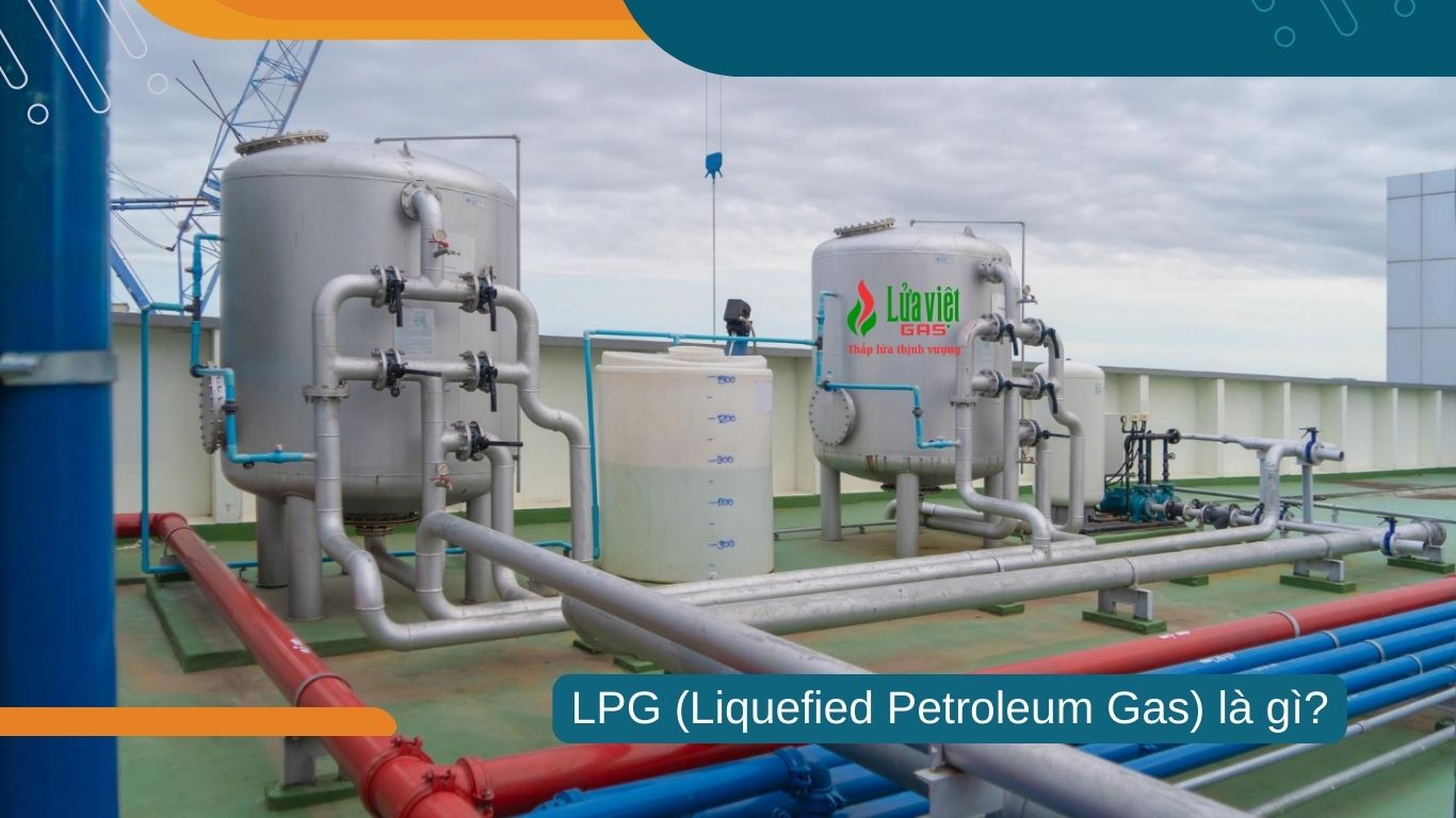 Bồn chứa khí hóa lỏng LPG dung tích lớn ngoài trời