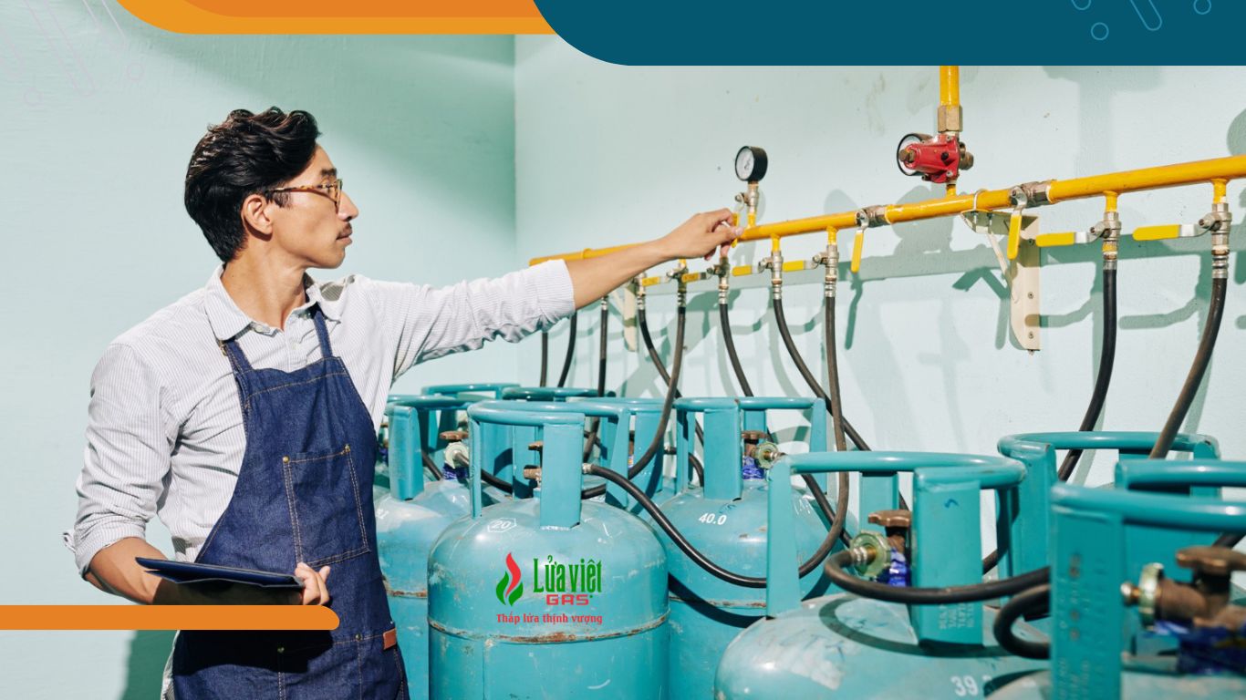 Lắp đặt bồn gas LPG công nghiệp đúng tiêu chuẩn kỹ thuật