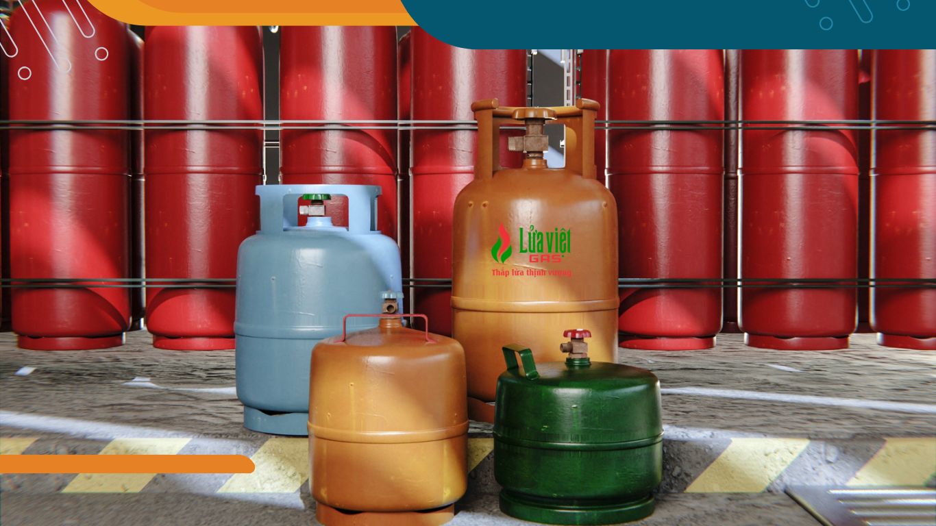 Giàn bình gas công nghiệp trong lắp đặt hệ thống LPG công nghiệp